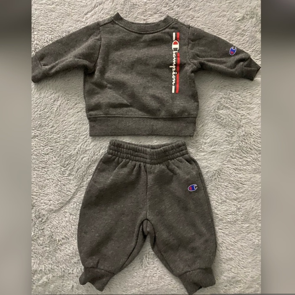 Champion Baby Boy 2-Piece Sweatsuit - 0-3 Months